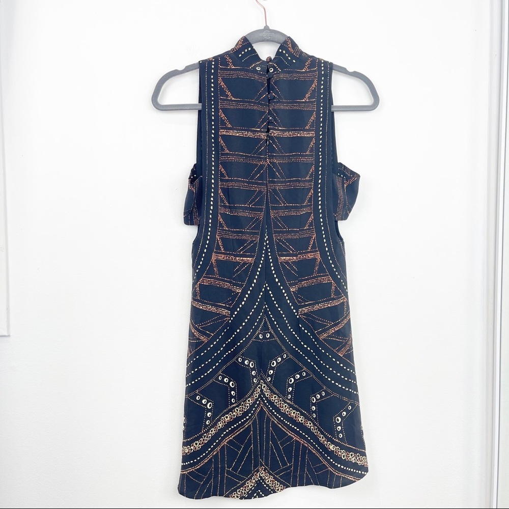 Stone Cold Fox Alfie Black Sleeveless Mini Dress Size 1 RARE - Picture 8 of 9